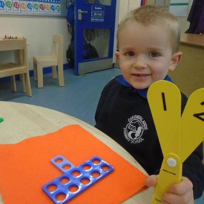 Lots of hands on learning about numbers